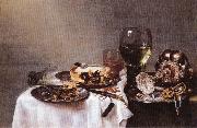 Breakfast Table with Blackberry Pie HEDA, Willem Claesz.